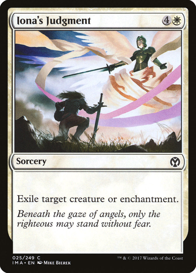 Iona's Judgment [Iconic Masters] Magic: The Gathering