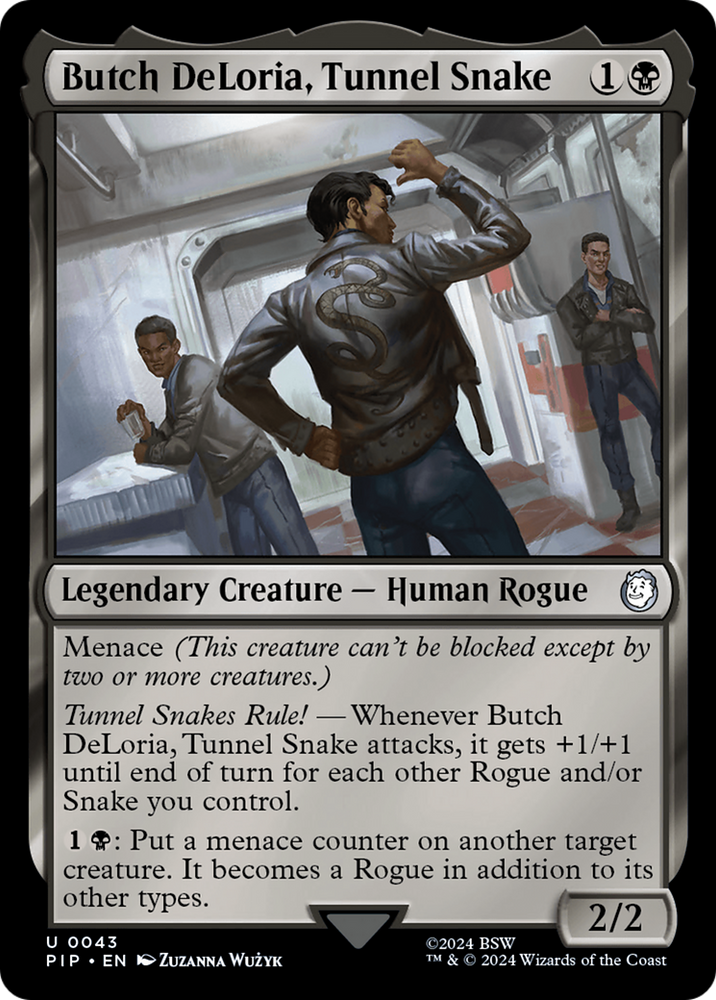Butch DeLoria, Tunnel Snake [Fallout] Magic: The Gathering