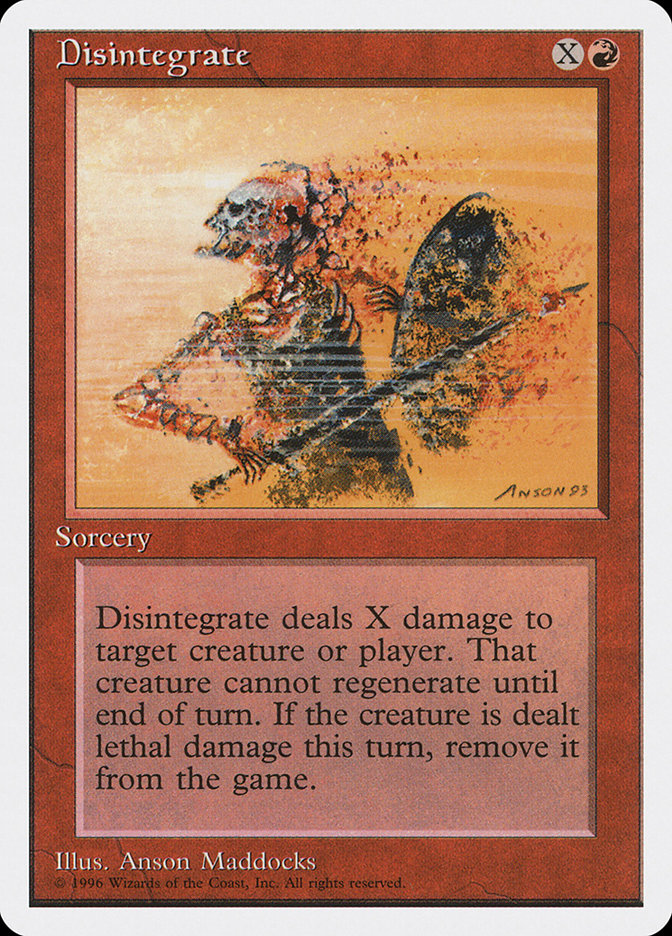 Disintegrate [Introductory Two-Player Set] Magic: The Gathering