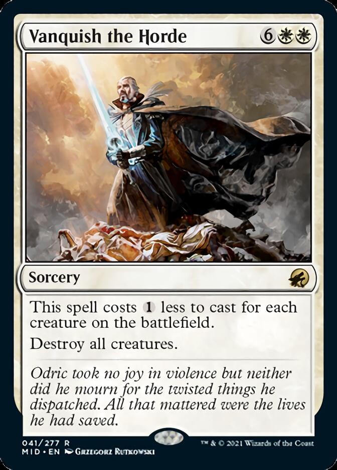 Vanquish the Horde [Innistrad: Midnight Hunt] Magic: The Gathering