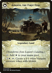 Legion's Landing // Adanto, the First Fort [Ixalan Prerelease Promos] Magic: The Gathering