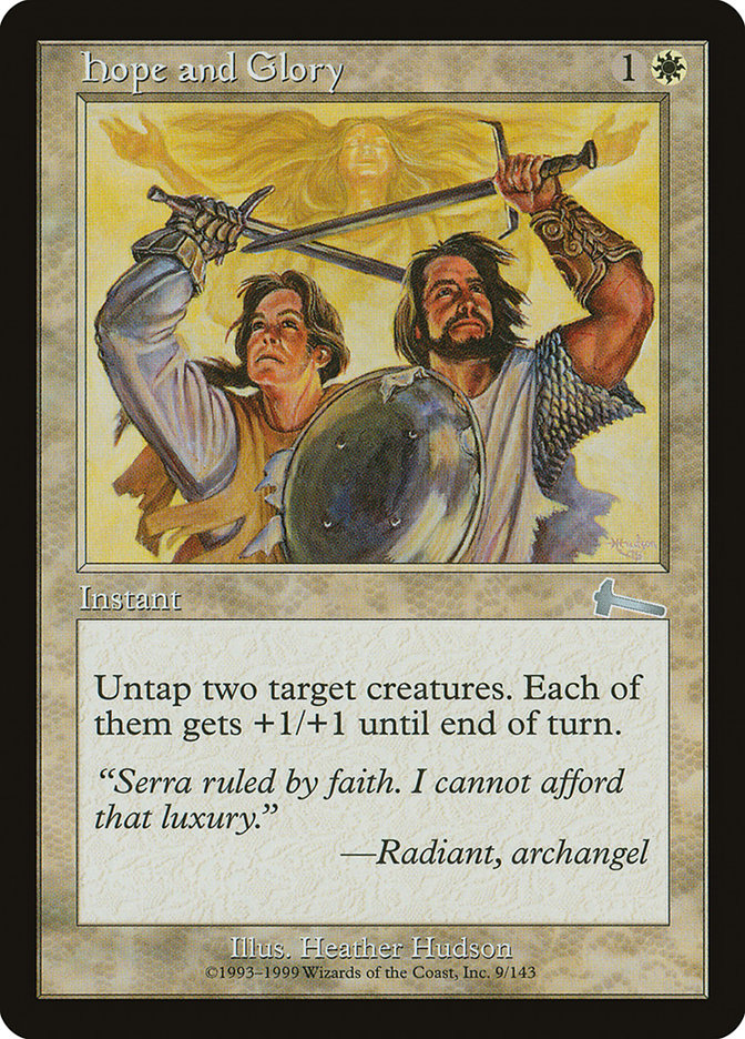Hope and Glory [Urza's Legacy] Magic: The Gathering
