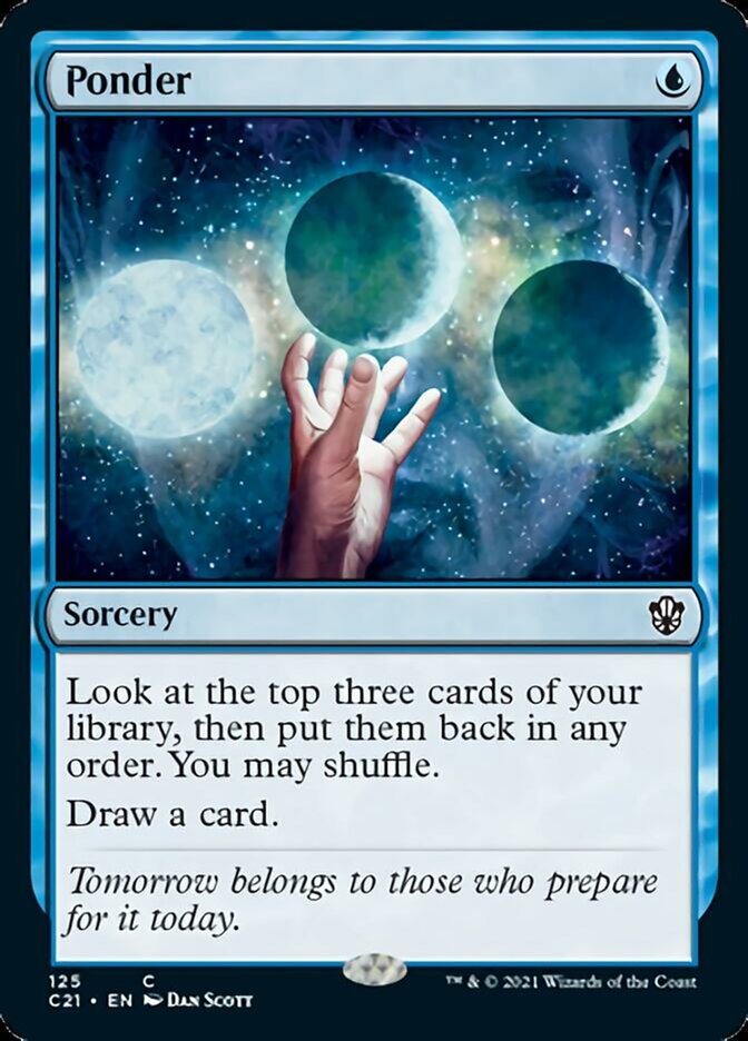 Ponder [Commander 2021] Magic: The Gathering