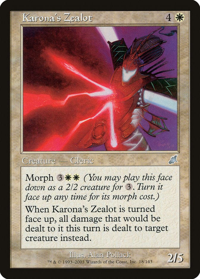 Karona's Zealot [Scourge] Magic: The Gathering