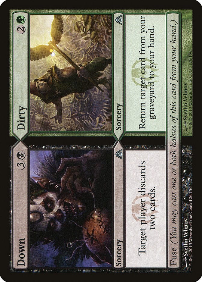 Down // Dirty [Dragon's Maze] Magic: The Gathering