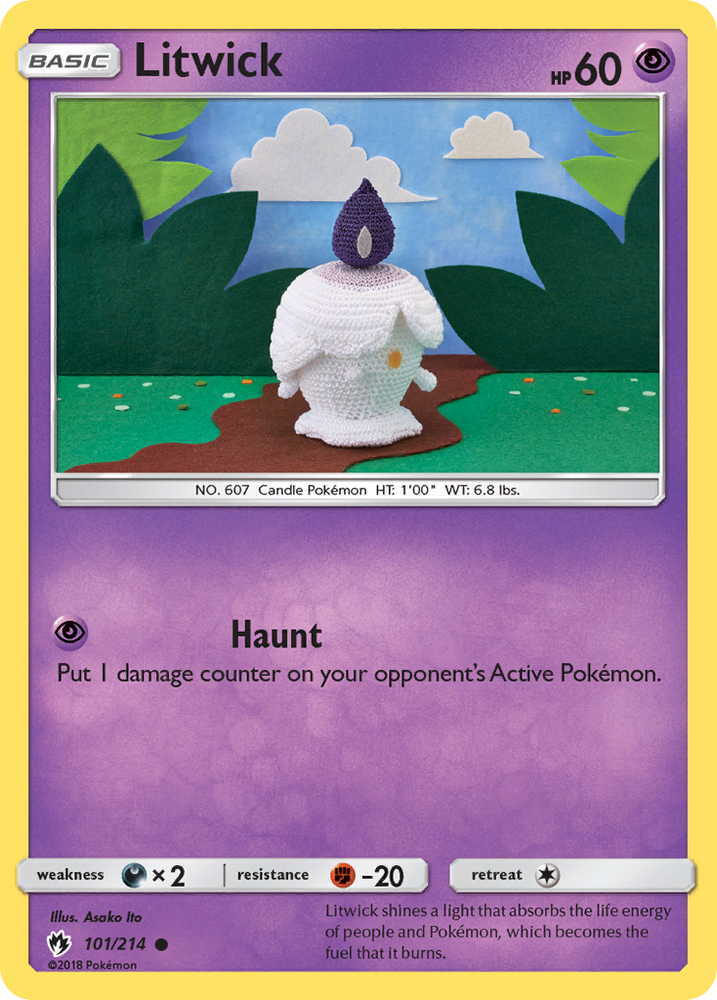 Litwick (101/214) [Sun & Moon: Lost Thunder] Pokémon