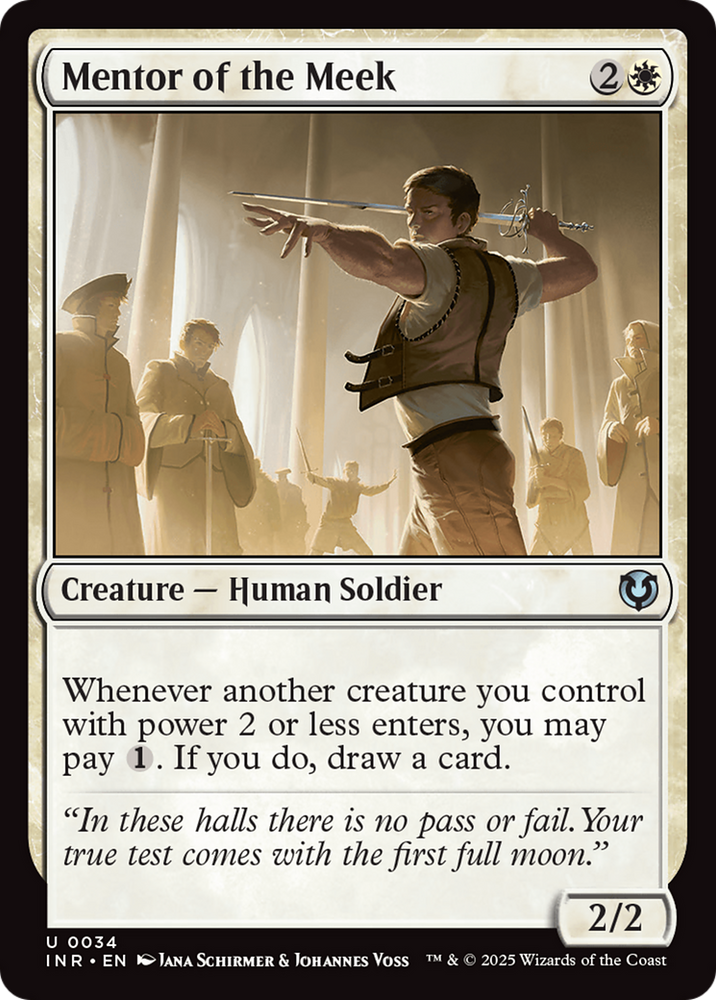 Mentor of the Meek [Innistrad Remastered] Magic: The Gathering