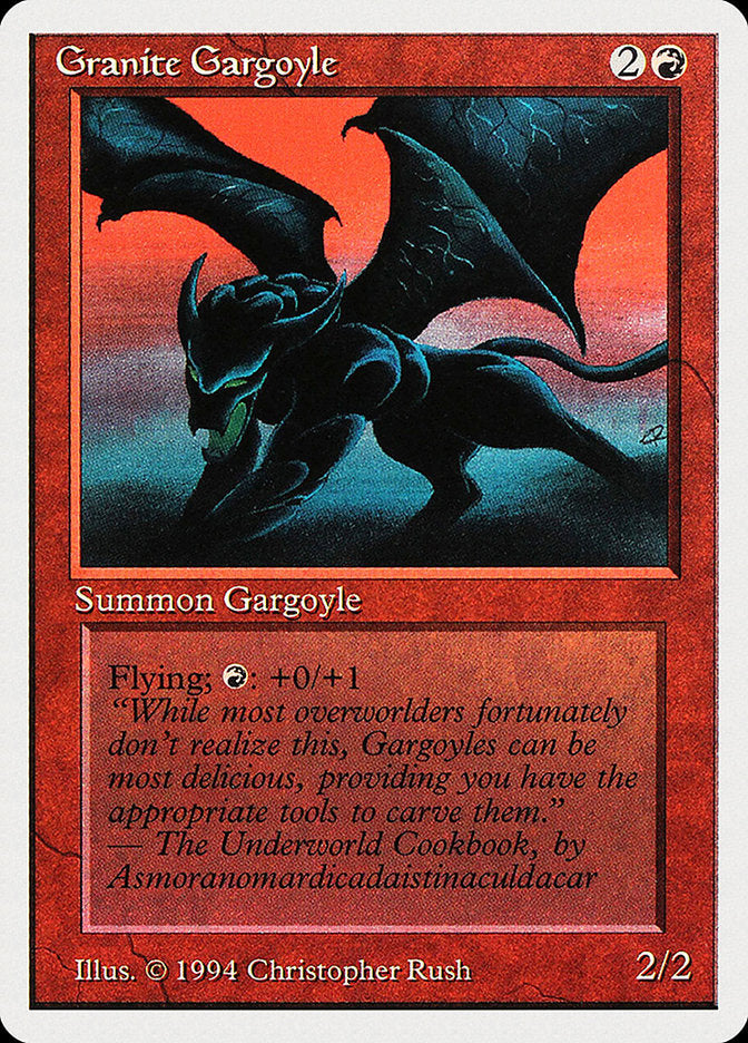 Granite Gargoyle [Summer Magic / Edgar] Magic: The Gathering
