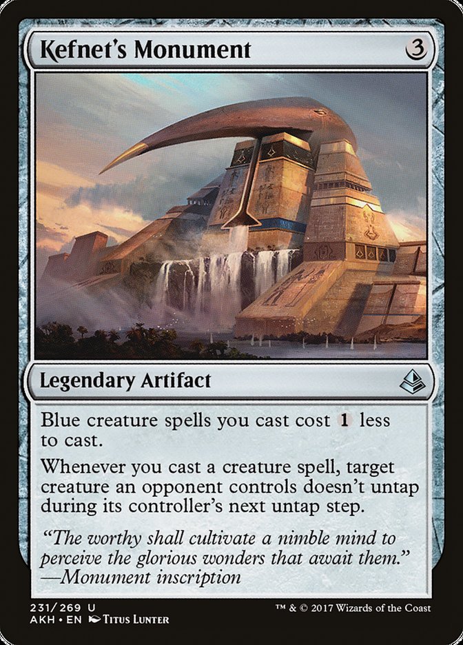 Kefnet's Monument [Amonkhet] Magic: The Gathering