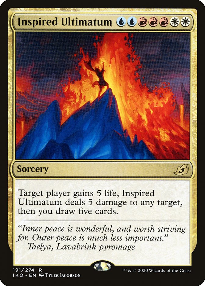 Inspired Ultimatum [Ikoria: Lair of Behemoths] Magic: The Gathering