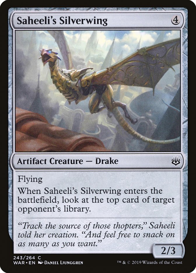 Saheeli's Silverwing [War of the Spark] Magic: The Gathering