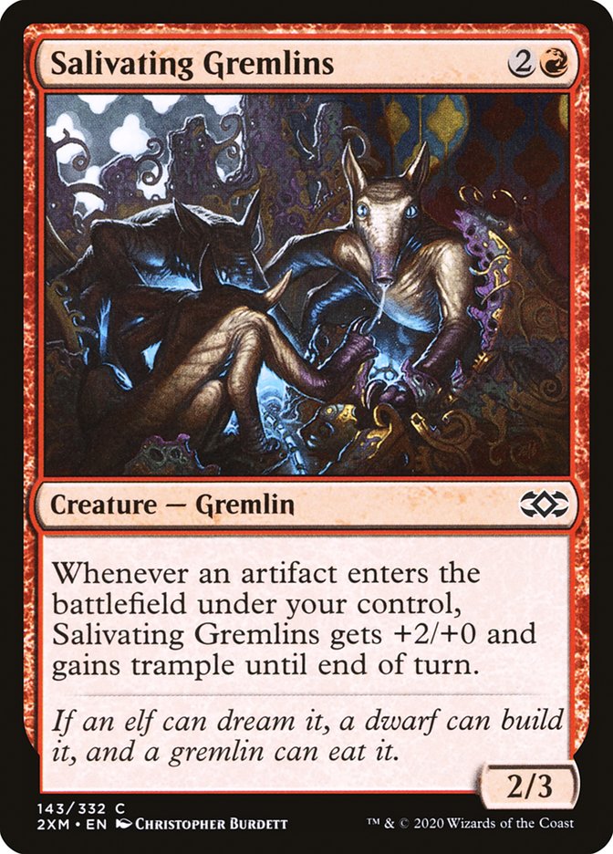 Salivating Gremlins [Double Masters] Magic: The Gathering