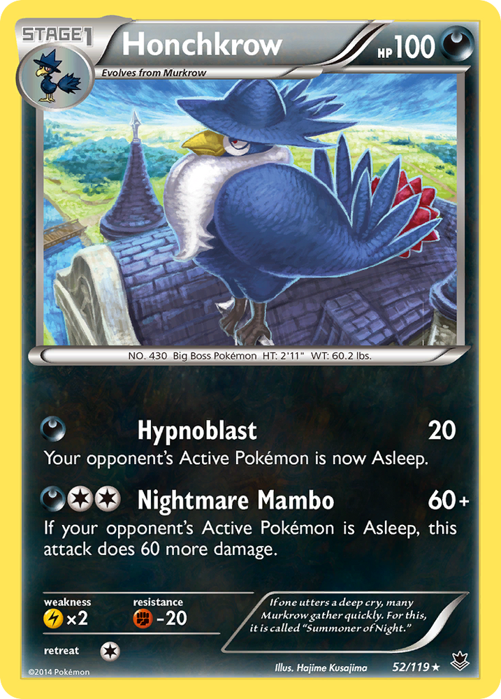 Honchkrow (52/119) [XY: Phantom Forces] Pokémon