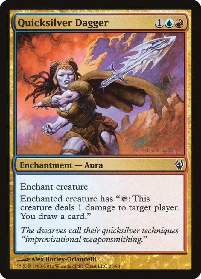Quicksilver Dagger [Duel Decks: Izzet vs. Golgari] Magic: The Gathering