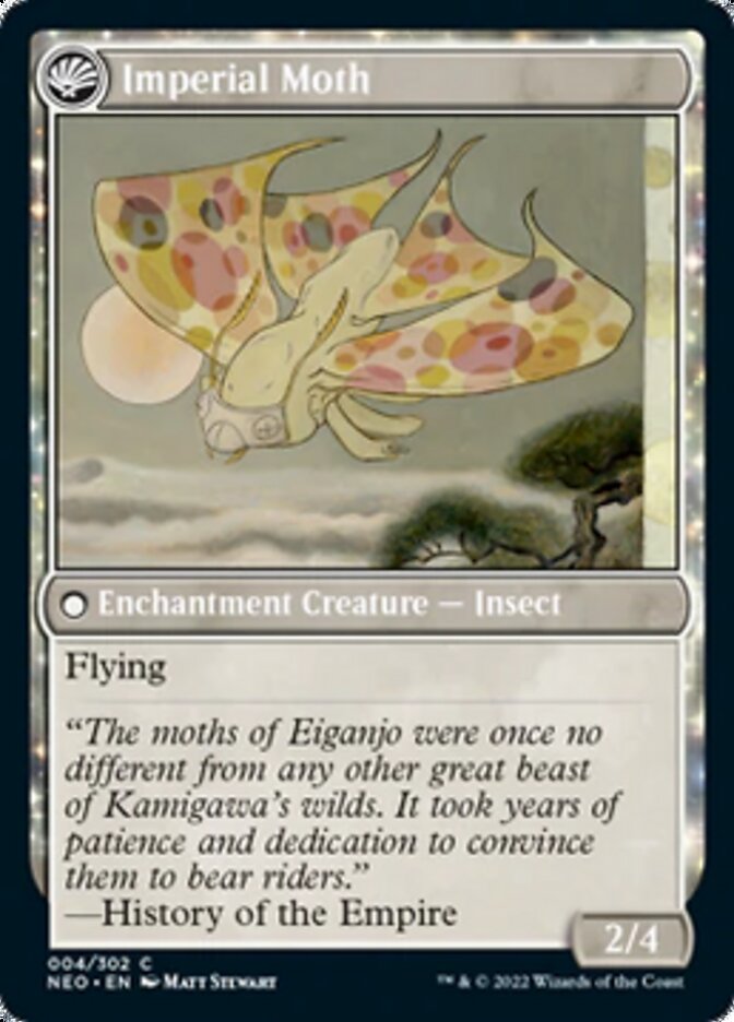 Befriending the Moths // Imperial Moth [Kamigawa: Neon Dynasty] Magic: The Gathering