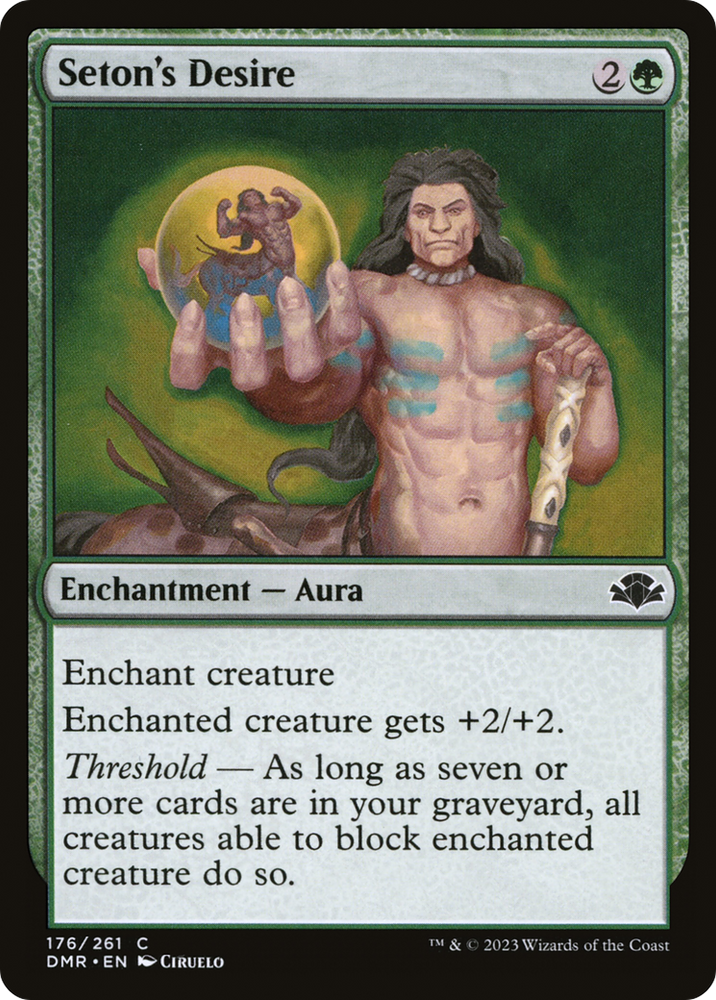 Seton's Desire [Dominaria Remastered] Magic: The Gathering
