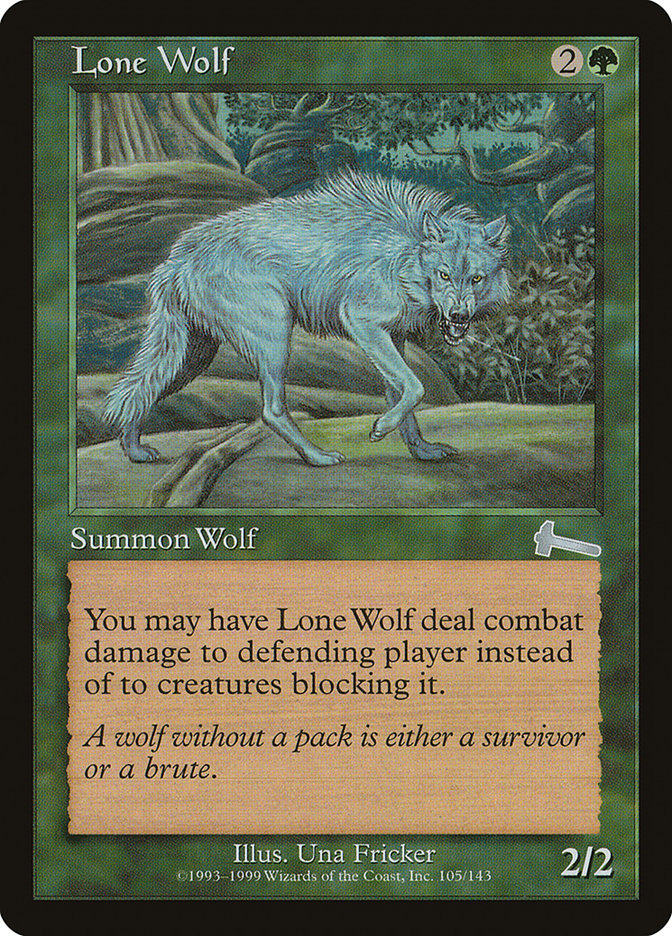 Lone Wolf [Urza's Legacy] Magic: The Gathering