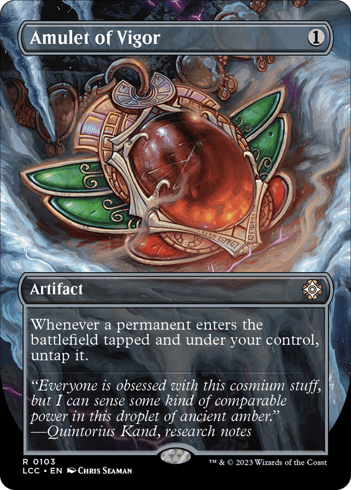 Amulet of Vigor (Borderless) [The Lost Caverns of Ixalan Commander] Magic: The Gathering