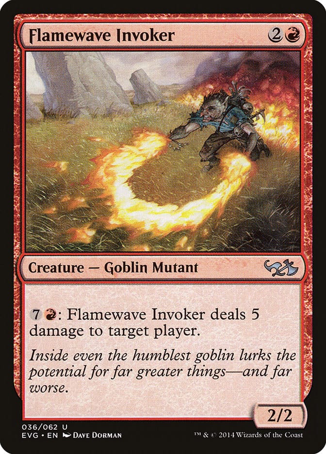 Flamewave Invoker (Elves vs. Goblins) [Duel Decks Anthology] Magic: The Gathering