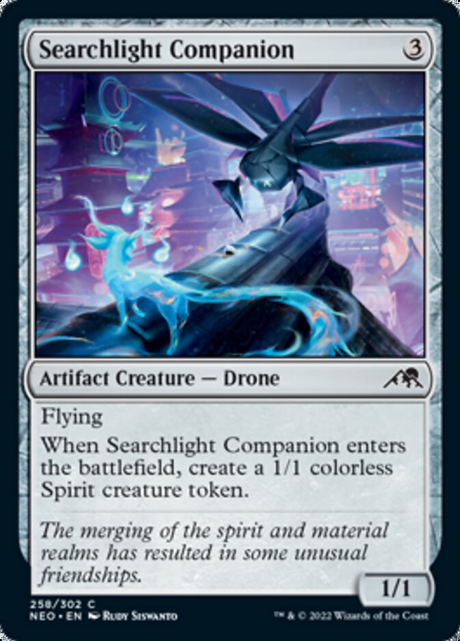 Searchlight Companion [Kamigawa: Neon Dynasty] Magic: The Gathering
