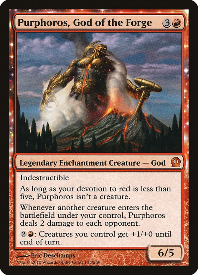 Purphoros, God of the Forge [Theros] Magic: The Gathering