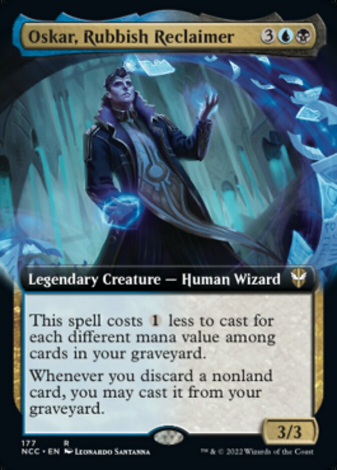 Oskar, Rubbish Reclaimer (Extended Art) [Streets of New Capenna Commander] Magic: The Gathering