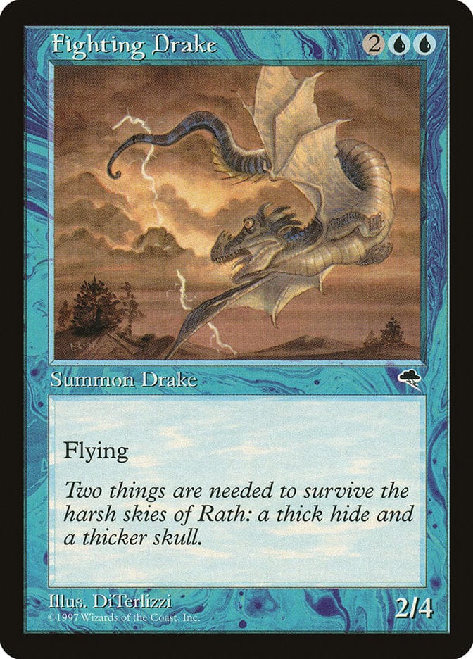 Fighting Drake [Tempest] Magic: The Gathering