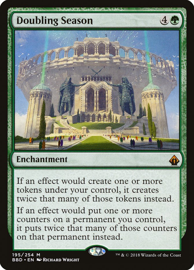 Doubling Season [Battlebond] Magic: The Gathering