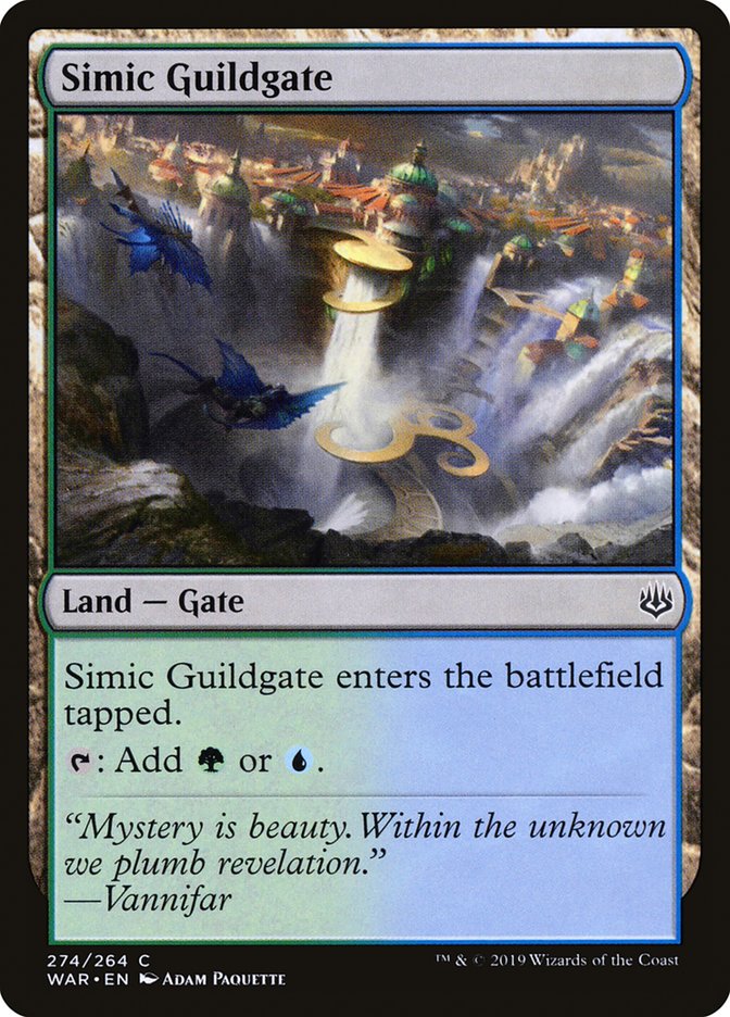 Simic Guildgate [War of the Spark] Magic: The Gathering