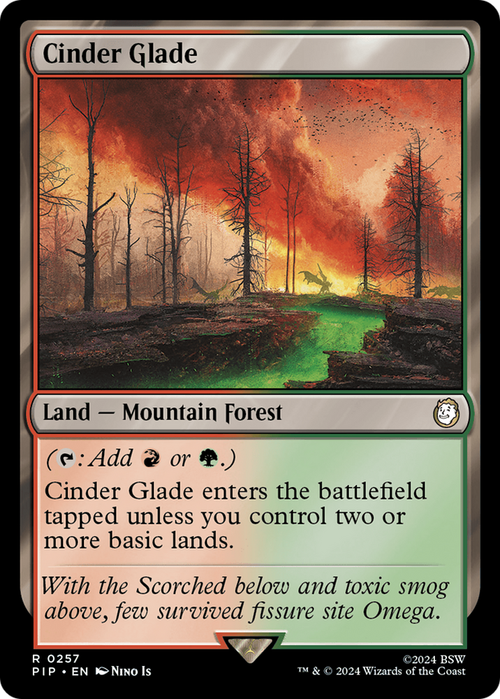 Cinder Glade [Fallout] Magic: The Gathering