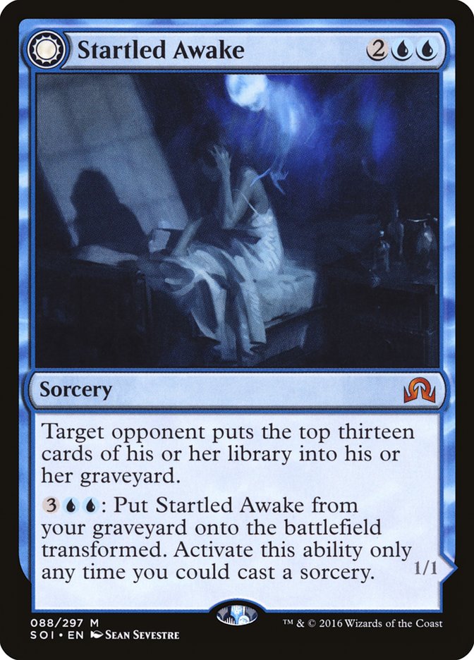 Startled Awake // Persistent Nightmare [Shadows over Innistrad] Magic: The Gathering