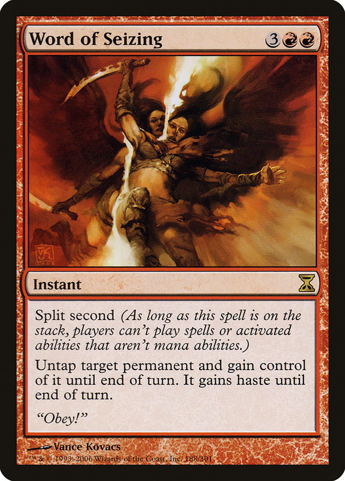 Word of Seizing [Time Spiral] Magic: The Gathering