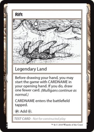 Rift (2021 Edition) [Mystery Booster Playtest Cards] Magic: The Gathering
