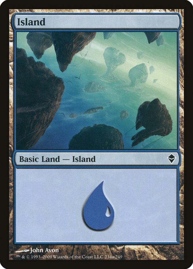 Island (234a) [Zendikar] Magic: The Gathering