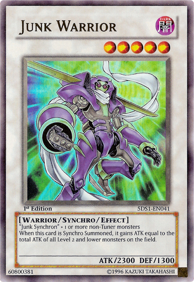 Junk Warrior [5DS1-EN041] Ultra Rare - Yugioh Cards For Your TCG Needs!
