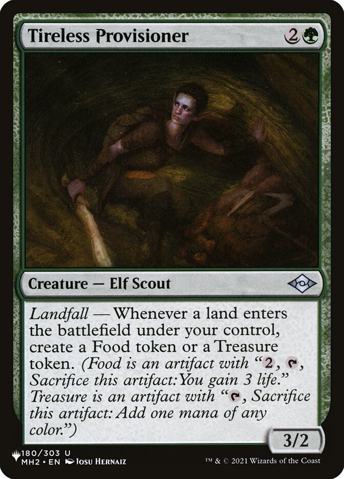 Tireless Provisioner [The List] Magic: The Gathering