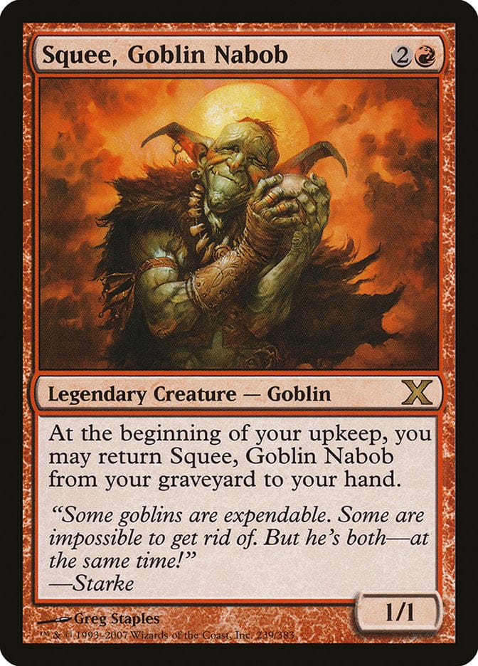 Squee, Goblin Nabob [Tenth Edition] Magic: The Gathering