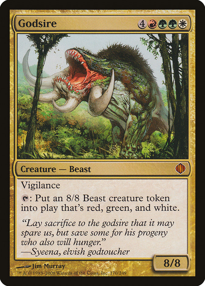 Godsire [Shards of Alara] Magic: The Gathering
