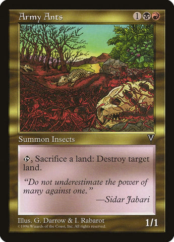 Army Ants [Visions] Magic: The Gathering
