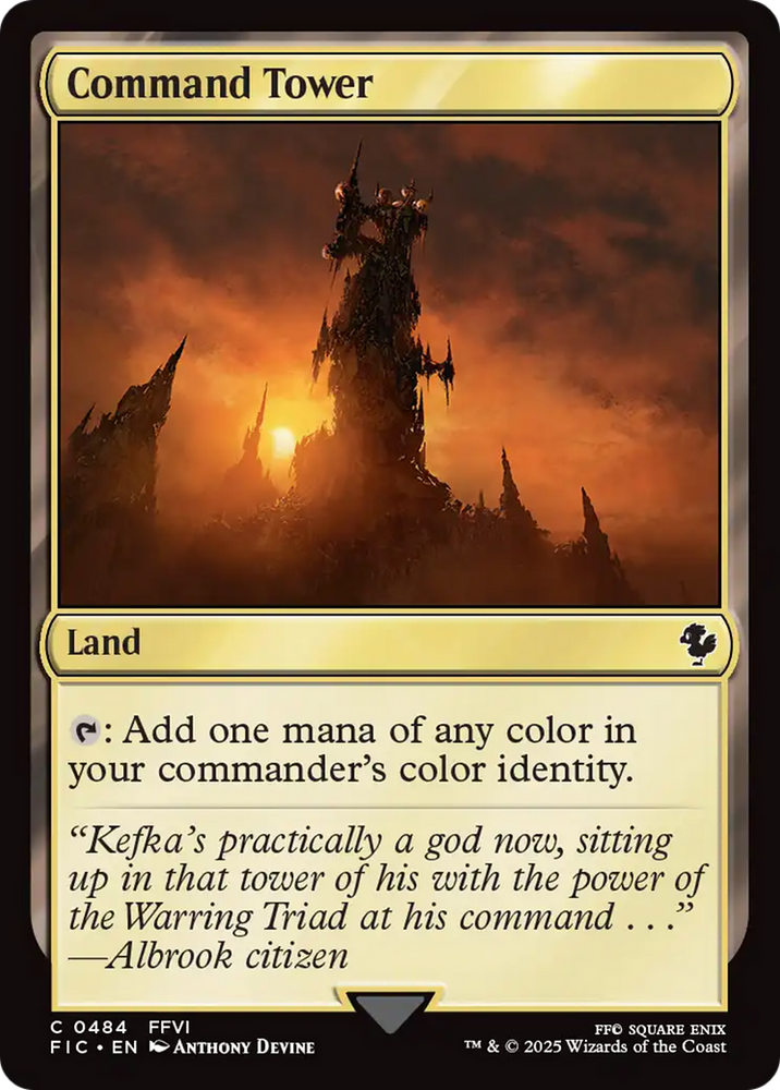 Command Tower (0484) [FINAL FANTASY Commander] Magic: The Gathering
