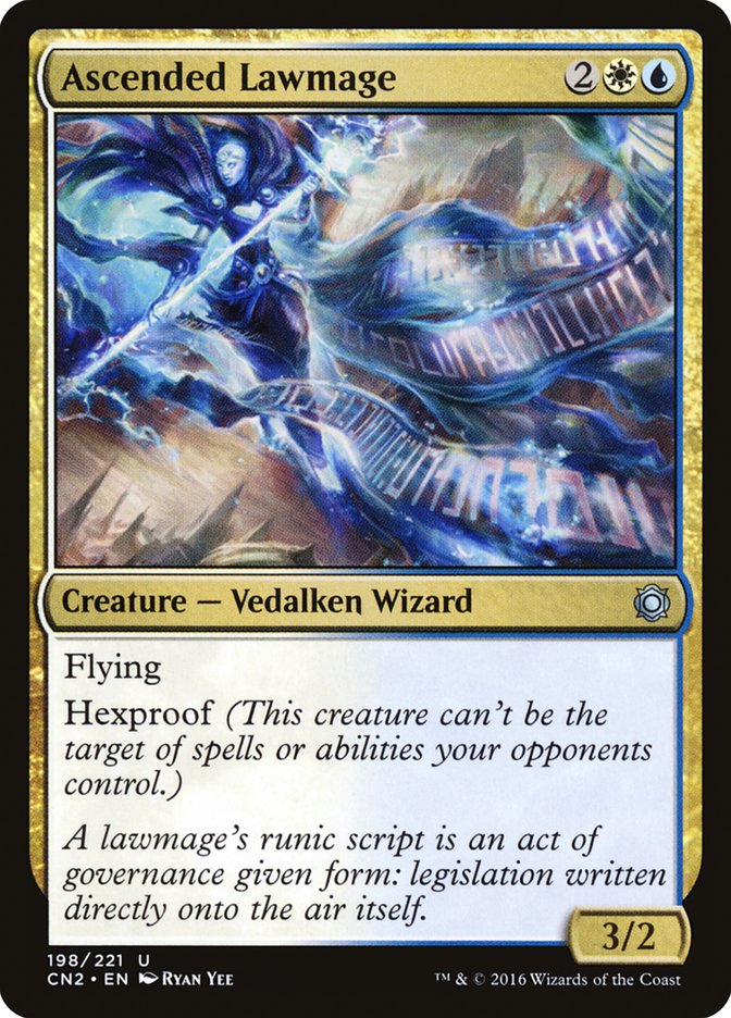 Ascended Lawmage [Conspiracy: Take the Crown] Magic: The Gathering