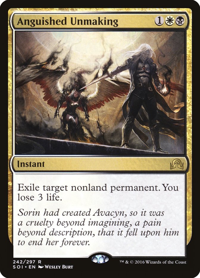 Anguished Unmaking [Shadows over Innistrad] Magic: The Gathering
