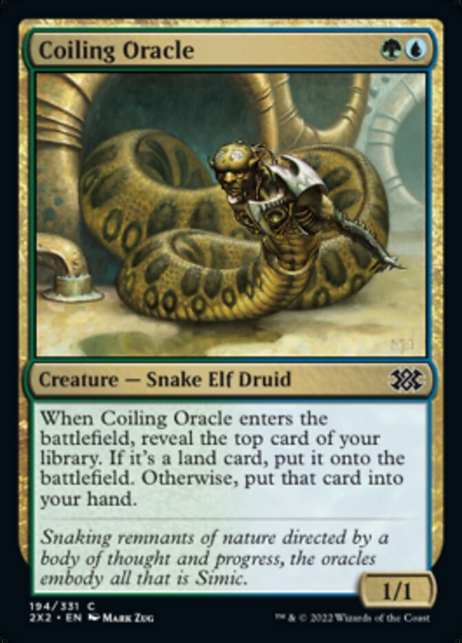 Coiling Oracle [Double Masters 2022] Magic: The Gathering