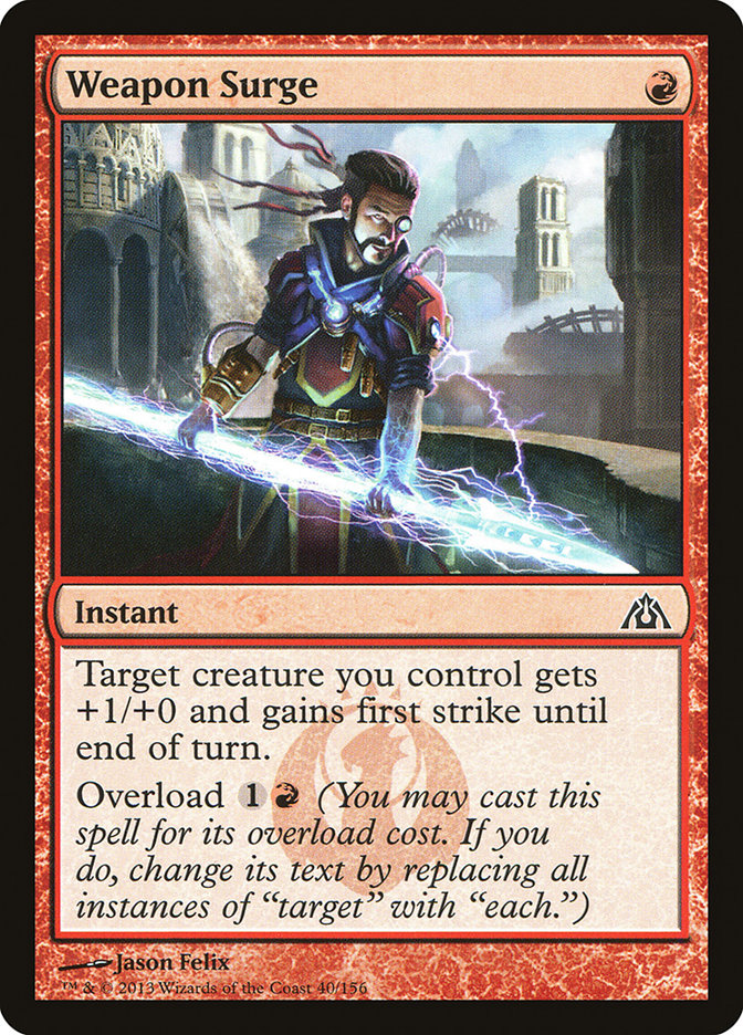 Weapon Surge [Dragon's Maze] Magic: The Gathering