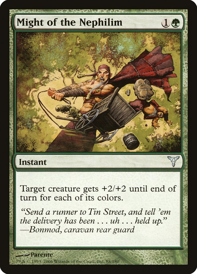 Might of the Nephilim [Dissension] Magic: The Gathering
