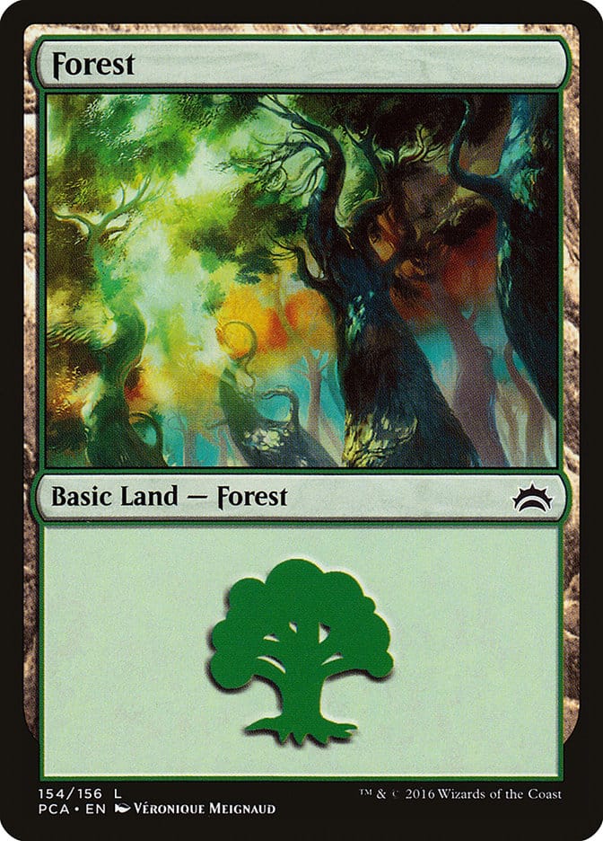 Forest (154) [Planechase Anthology] Magic: The Gathering