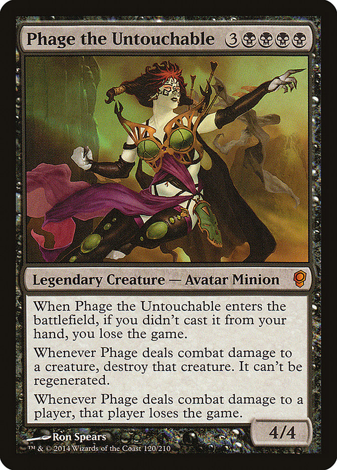 Phage the Untouchable [Conspiracy] Magic: The Gathering