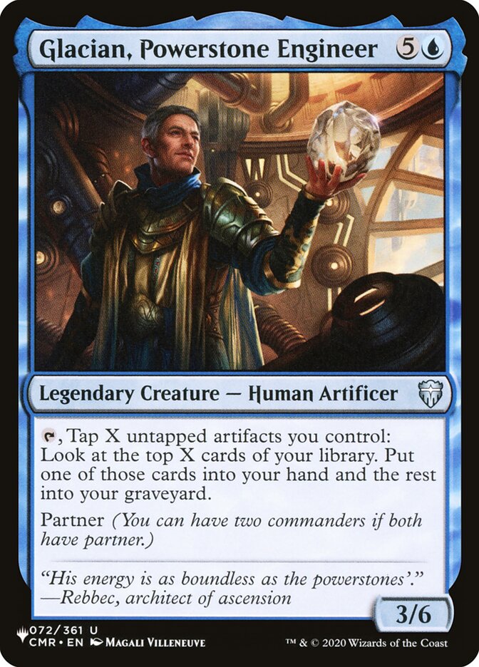 Glacian, Powerstone Engineer [The List] Magic: The Gathering