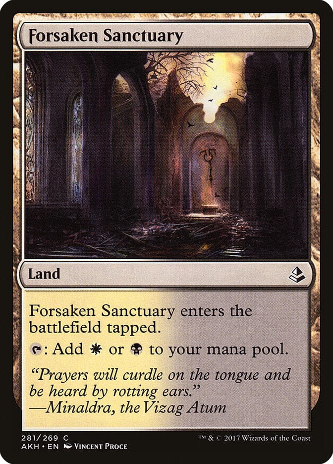 Forsaken Sanctuary [Amonkhet] Magic: The Gathering