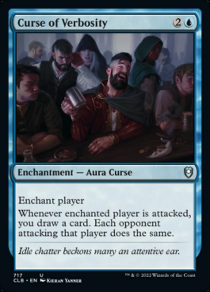 Curse of Verbosity [Commander Legends: Battle for Baldur's Gate] Magic: The Gathering
